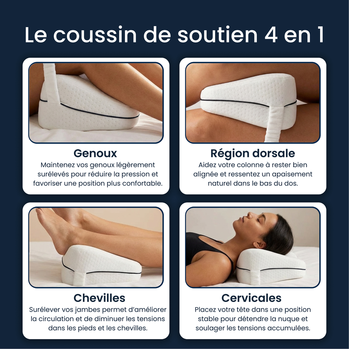 Coussin Lombaire Ergonomique Luveon