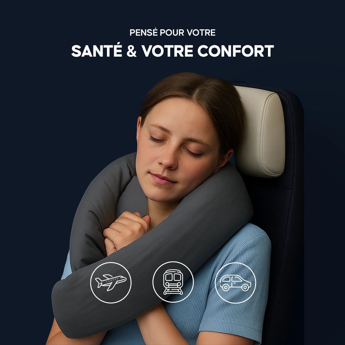 Oreiller de Voyage Ergonomique Luveon